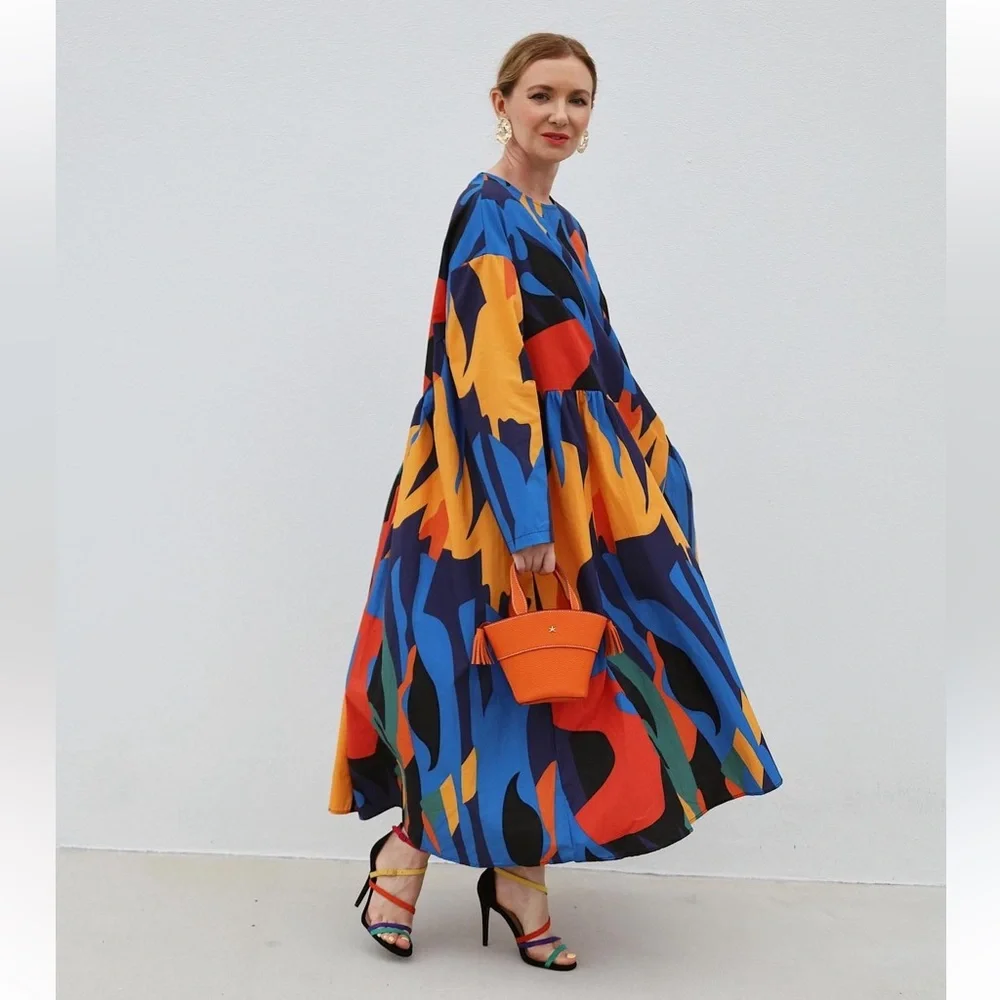 Mimoto Fire dress, one size S-L - Picture 4 of 10